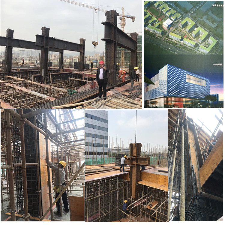 深航总部东区工程-B7综合楼主体钢骨结构工程